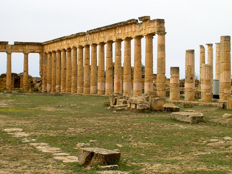 آثار مدينة شحات (قورينا) في ليبيا