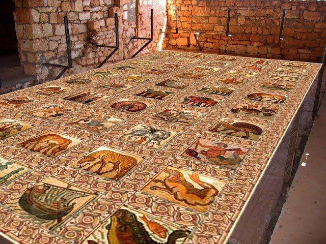 Mosaïque du Palais de Libye en Libye